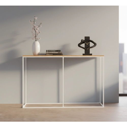 KONSOLA - REGAŁA Z DREWNA LITEGO DĄB OLCHA JESION SKD-386